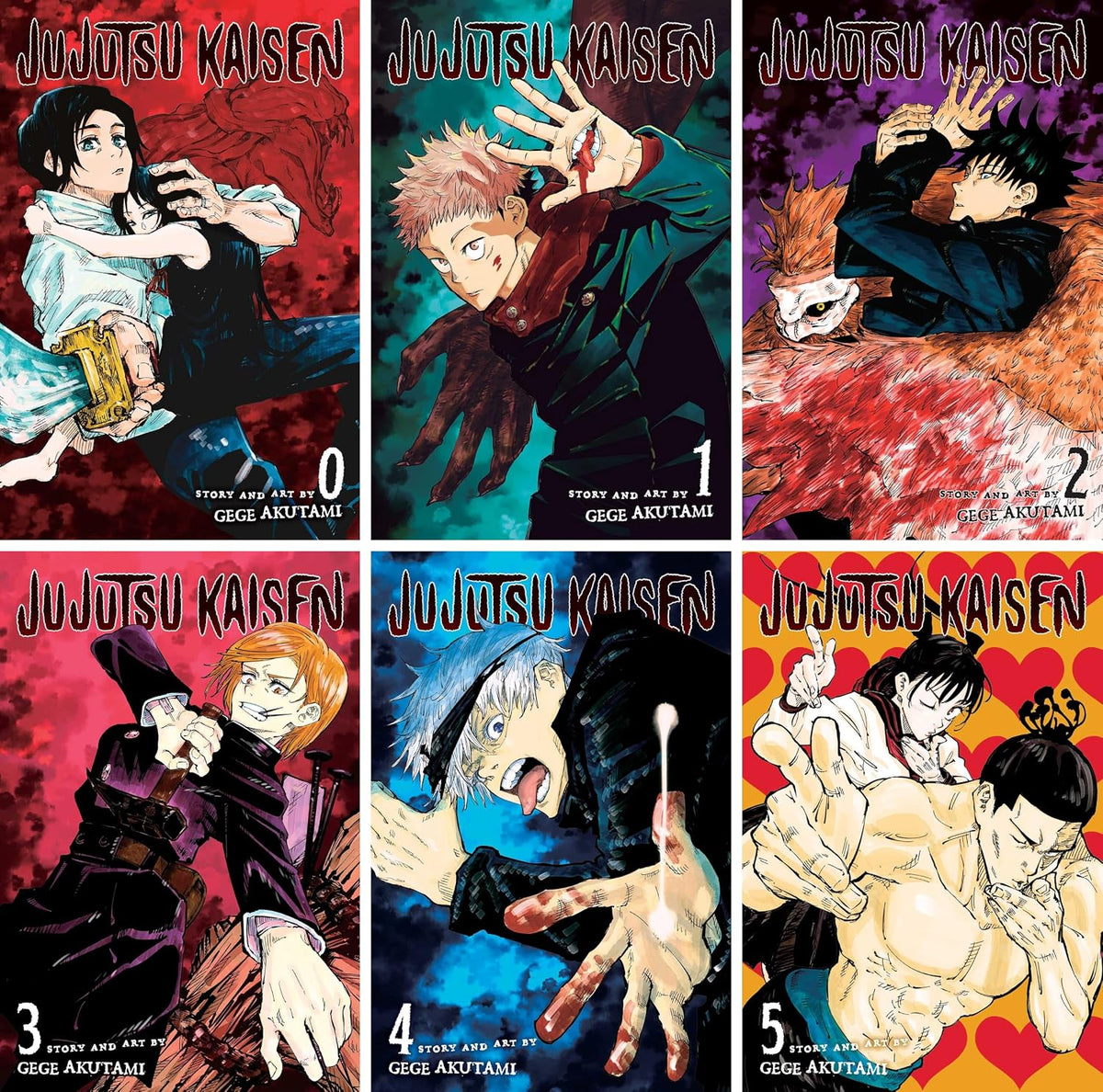 Jujutsu Kaisen Complete Collection Manga Series Set (34 Books)