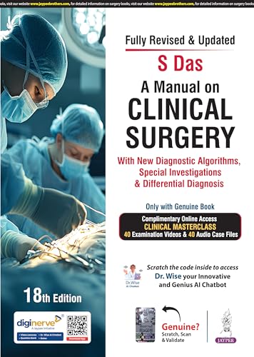 Cover of A Manual on Clinical Surgery with New Diagnostic Algorithms, Special Investigations & Different Diagnosis