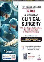 Cover of A Manual on Clinical Surgery with New Diagnostic Algorithms, Special Investigations & Different Diagnosis