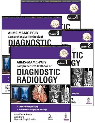 Cover of AIIMS MAMC PGIs Comprehensive Textbook of Diagnostic Radiology (4 Volumes)