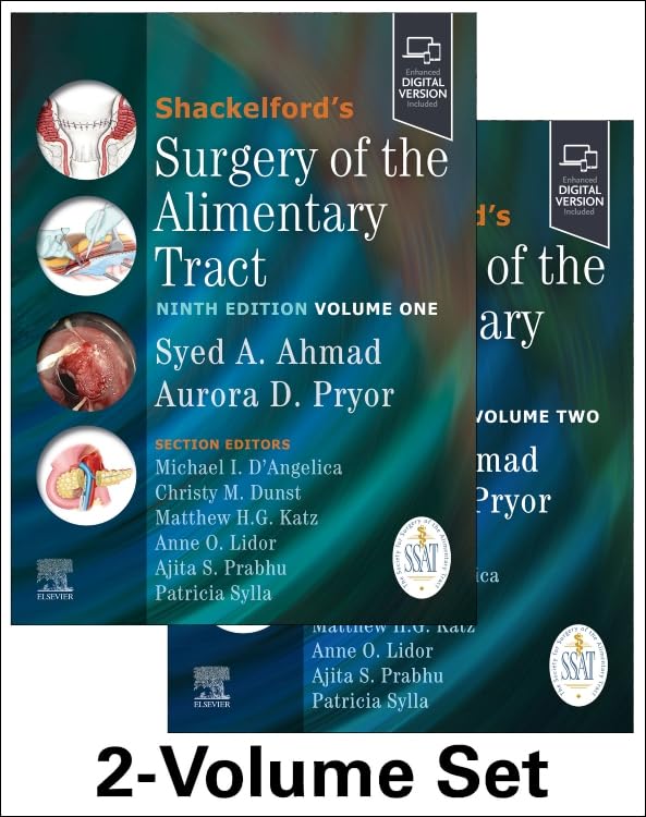 Cover of Shackelford's Surgery of the Alimentary Tract, 2 Volume Set