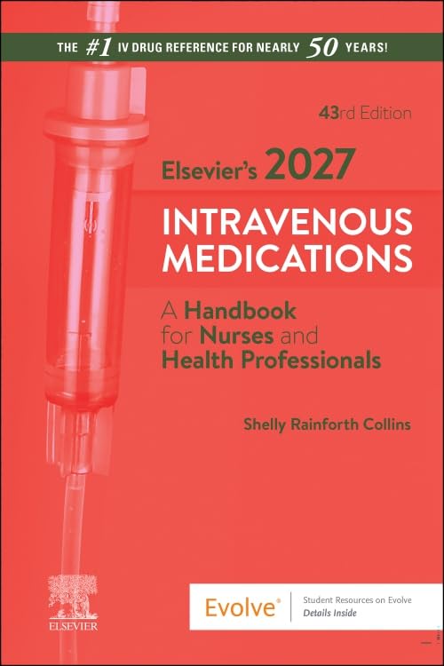 Cover of Elsevier’s 2027 Intravenous Medications