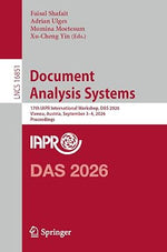 Cover of Document Analysis Systems: 17th IAPR International Workshop, DAS 2026, Vienna, Austria, September 3–4, 2026, Proceedings
