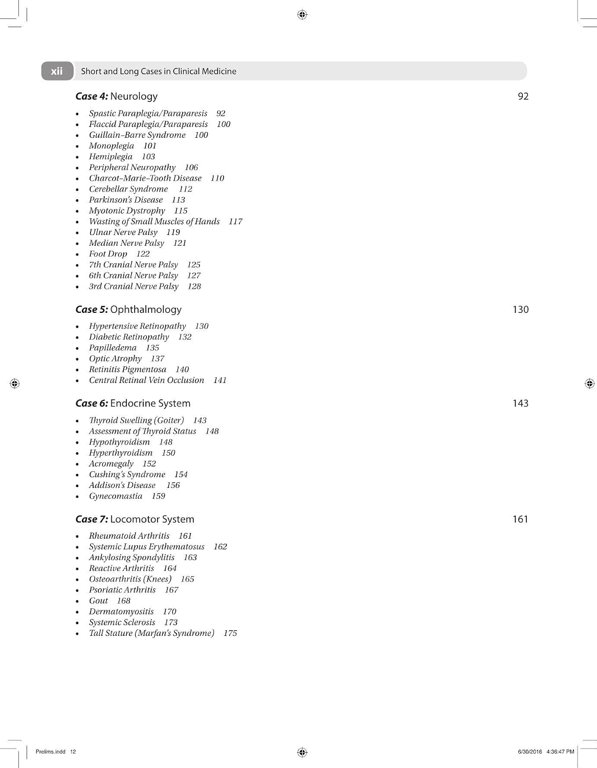 Short and Long Cases in Clinical Medicine