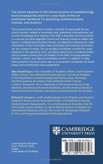 Cambridge Handbook of Anesthesiology