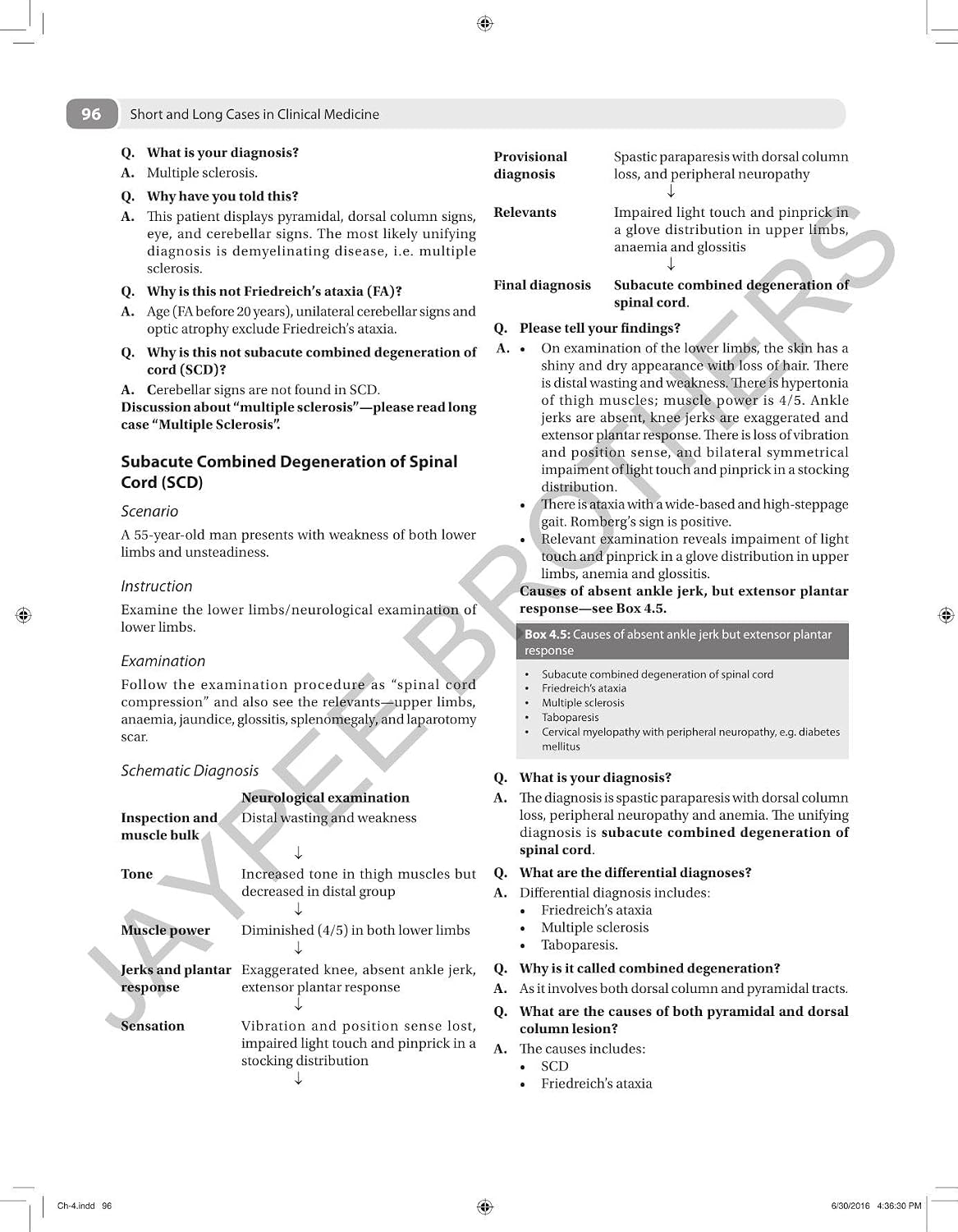 Short and Long Cases in Clinical Medicine