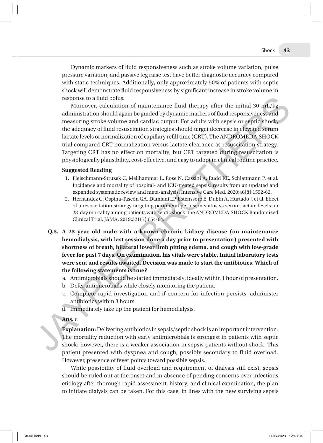 Critical Care MCQs: Problem-based Learning