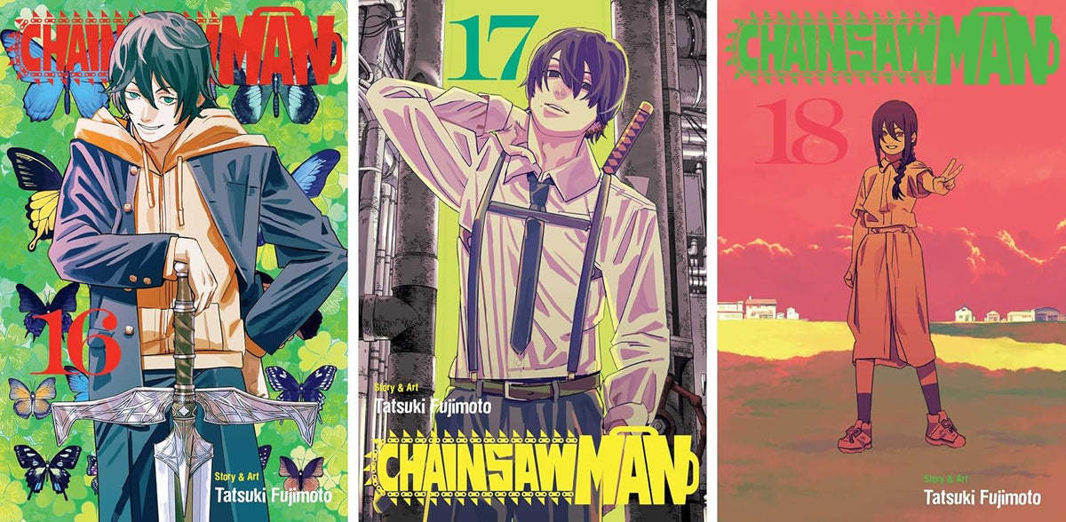 Chainsaw Man Complete Collection (Vol. 1-21 + Buddy Stories), Manga Series Set by Tatsuki Fujimoto (